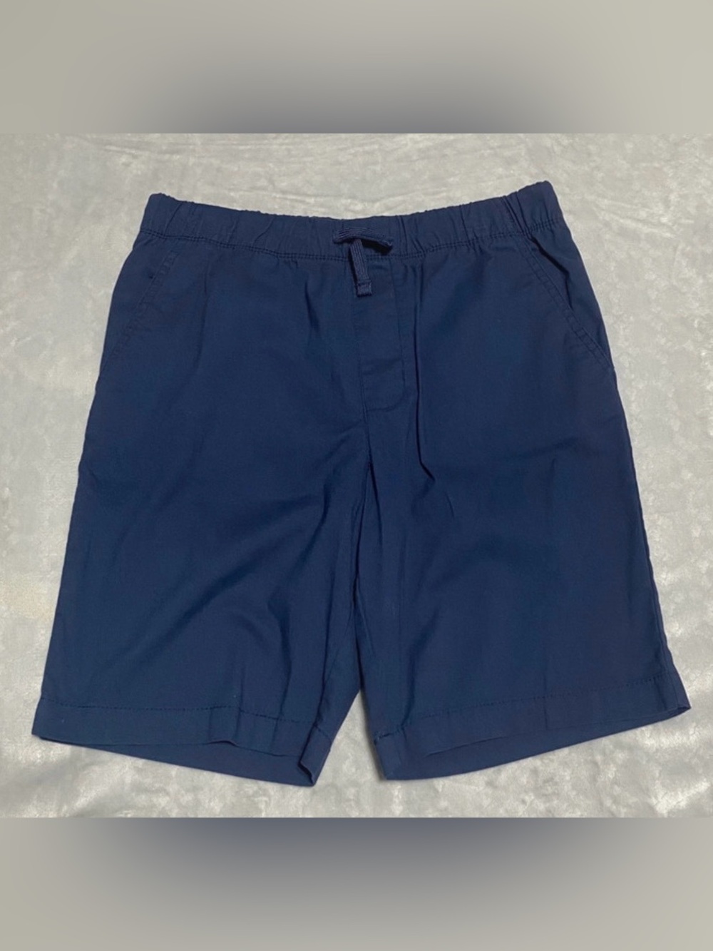 Wonder Nation Boys Navy Pull-On Shorts Size L 10/12 Husky